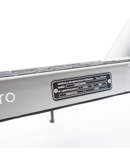 SmartGyro Z-Pro DGT Patinete Eléctrico 10" 600W Silver