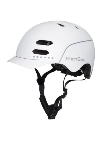 Smartgyro Smart Helmet Casco Inteligente Talla L Blanco