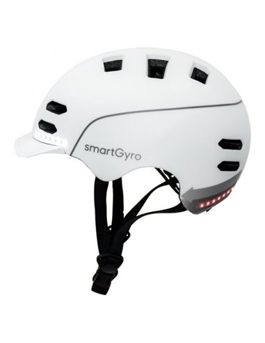 Smartgyro Smart Helmet Casco Inteligente Talla L Blanco
