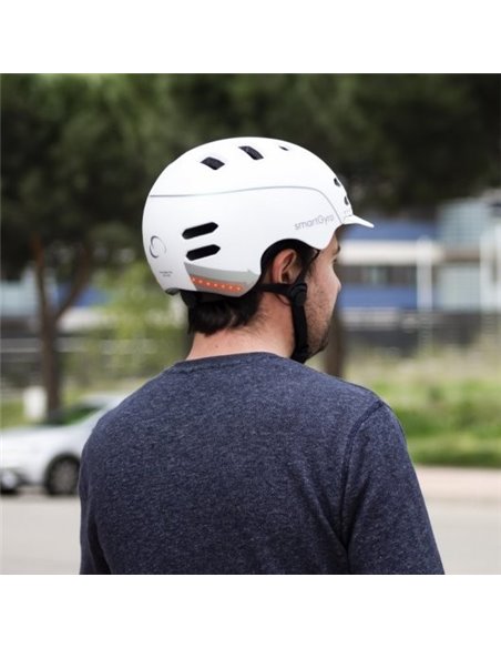 Smartgyro Smart Helmet Casco Inteligente Talla L Blanco