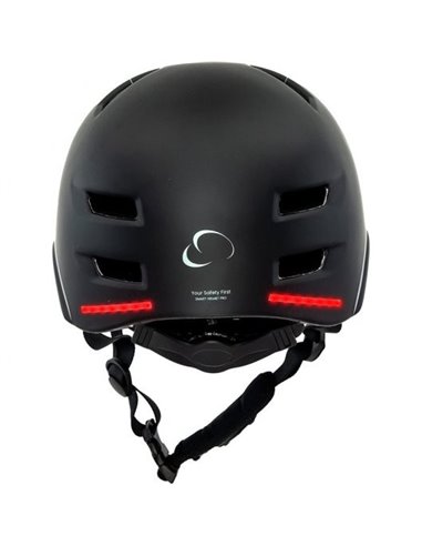 Smartgyro Helmet Pro Casco Inteligente con LED Talla L Negro