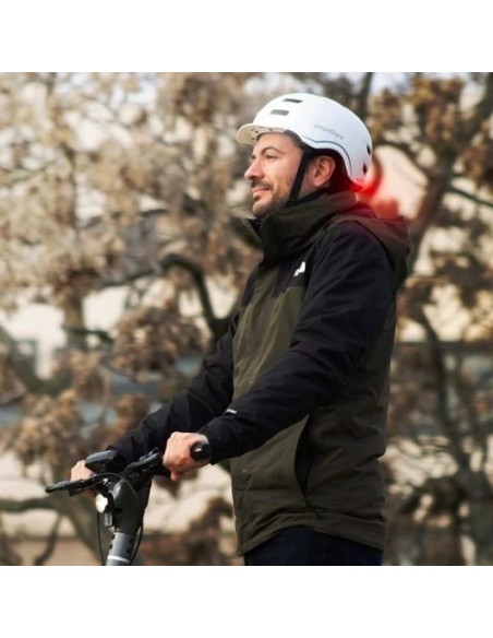 Smartgyro Helmet Pro Casco Inteligente con LED Talla L Blanco