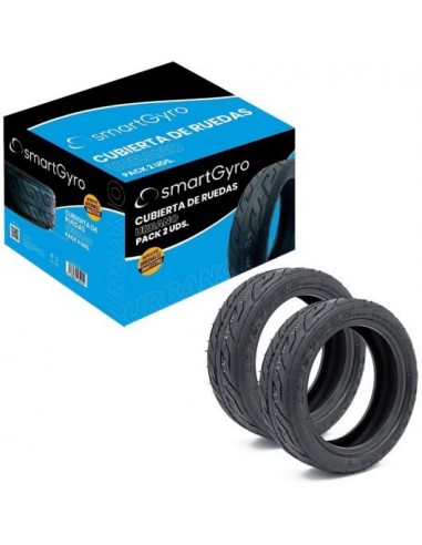 SmartGyro Pack 2 Cubiertas para Patinetes SmartGyro Tubeless Speedway/Rockway/Crossover