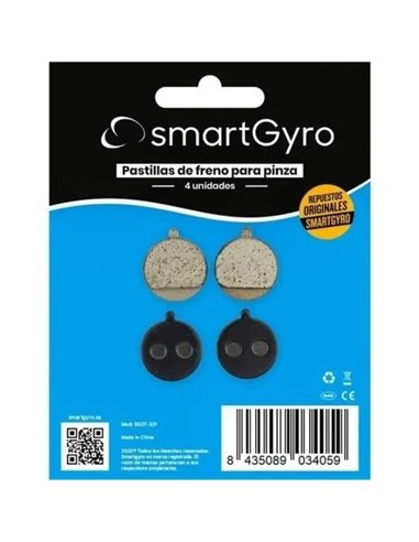 Smartgyro Pack de 4 Pastillas de Freno para Pinza Bolids Compatible con Speedway/Rockway/Cr