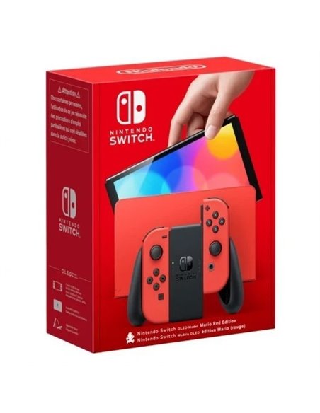 Nintendo Switch Edición Mario OLED Roja