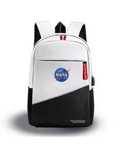 NASA BAG05-W Mochila para portátil 15.6" Blanca/Azul