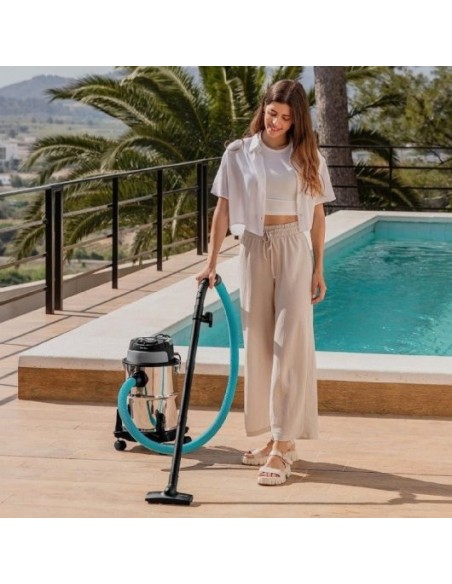 Cecotec Conga Rockstar Wet & Dry Steel Aspirador de Sólidos y Líquidos 1200W