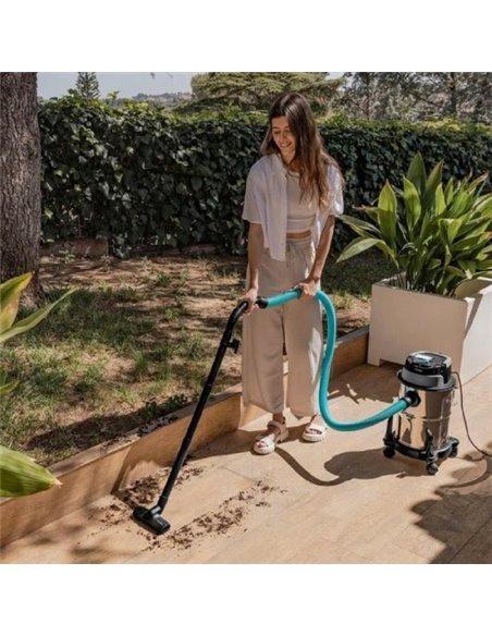 Cecotec Conga Rockstar Wet & Dry Steel Aspirador de Sólidos y Líquidos 1200W