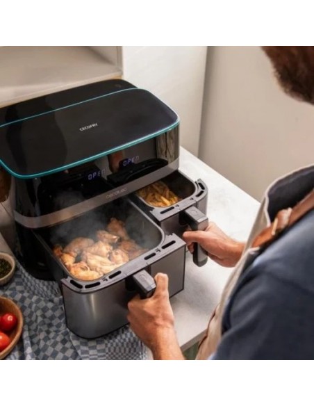 Cecofry DuoSize 9000 Freidora de Aire sin Aceite Digital 9L
