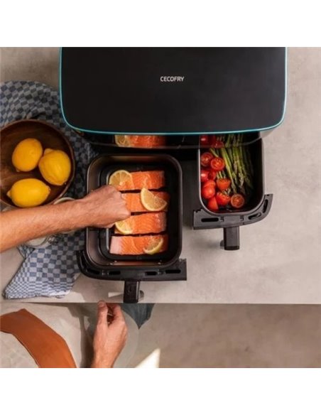 Cecofry DuoSize 9000 Freidora de Aire sin Aceite Digital 9L