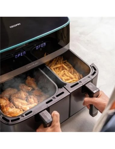 Cecofry DuoSize 9000 Freidora de Aire sin Aceite Digital 9L