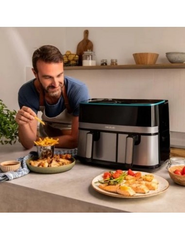 Cecofry DuoSize 9000 Freidora de Aire sin Aceite Digital 9L