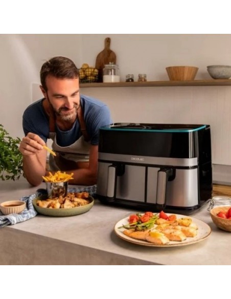 Cecofry DuoSize 9000 Freidora de Aire sin Aceite Digital 9L