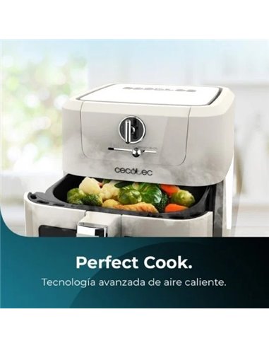 Cecotec Cecofry Antique 5000 Window Freidora de Aire 5L 1500W Blanco