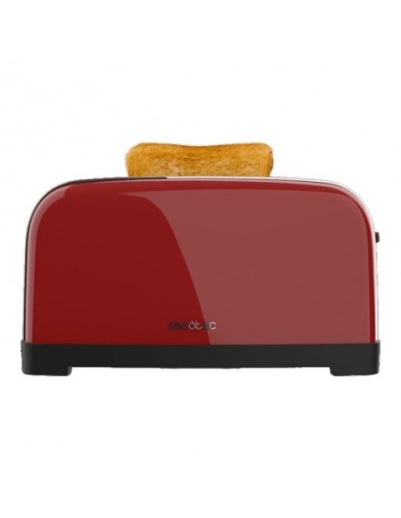 Cecotec Toastin' time 1500 Red Lite Tostadora con 2 Rebanadas Largas 1500W en Rojo