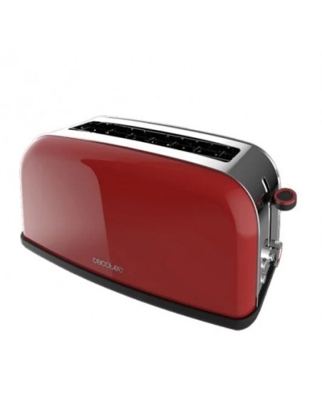 Cecotec Toastin' time 850 Red Long Lite Tostador 1 Rebanada Larga 850W en Rojo