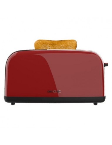 Cecotec Toastin' time 850 Red Long Lite Tostador 1 Rebanada Larga 850W en Rojo