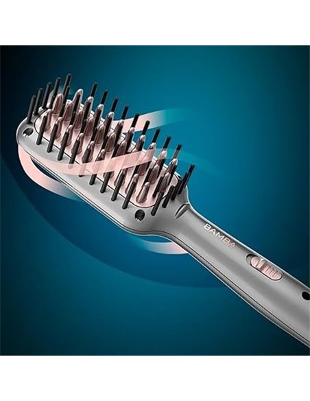 Cecotec Bamba InstantCare 400 Travel Brush Cepillo alisador de cerámica con turmalina