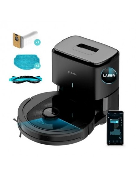Cecotec Conga 7490 Ultimate Home X-Treme Robot Aspirador con base de autovaciado 4en1