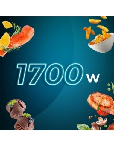 Cecotec Cecofry Full InoxBlack 5500 Connected Pack Freidora sin Aceite 5.5L 1700W Negra