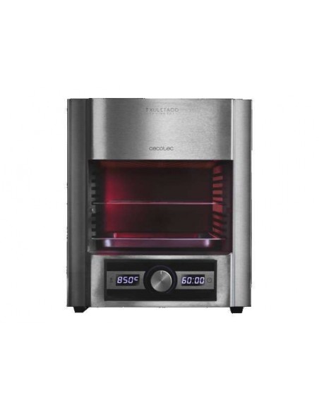 Cecotec Grill Eléctrico Txuletaco The Beast 7850 Steel 2000W de Potencia