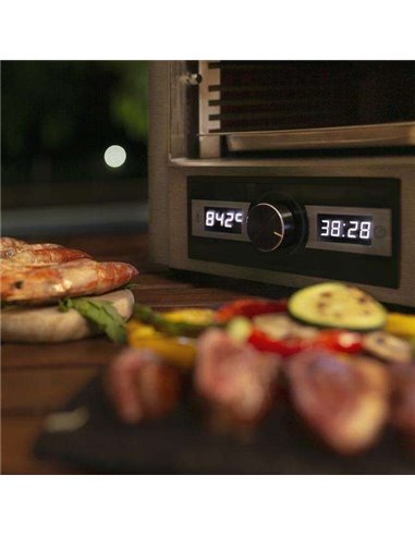 Cecotec Grill Eléctrico Txuletaco The Beast 7850 Steel 2000W de Potencia