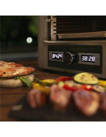 Cecotec Grill Eléctrico Txuletaco The Beast 7850 Steel 2000W de Potencia