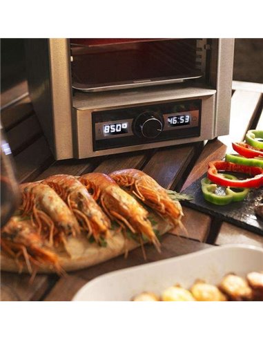 Cecotec Grill Eléctrico Txuletaco The Beast 7850 Steel 2000W de Potencia