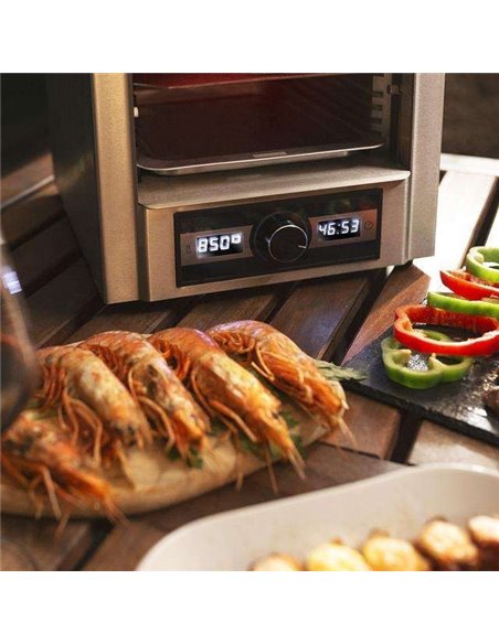 Cecotec Grill Eléctrico Txuletaco The Beast 7850 Steel 2000W de Potencia