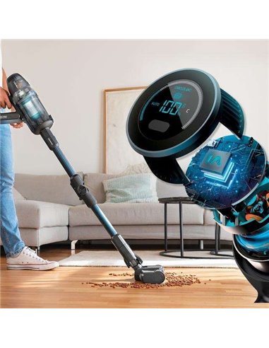 Cecotec Conga Rockstar 9500 Connected Ergowet 3000 IA Aspirador Escoba sin cables sin bolsa 680W