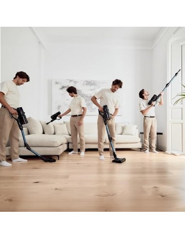 Cecotec Conga Rockstar 6500 Century ErgoWet Aspirador vertical 4en1 con potencia 630W
