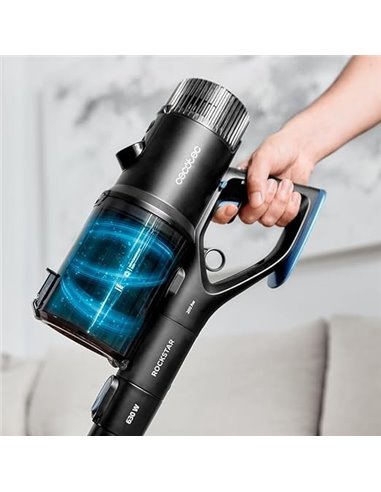 Cecotec Conga Rockstar 6500 Century ErgoWet Aspirador vertical 4en1 con potencia 630W