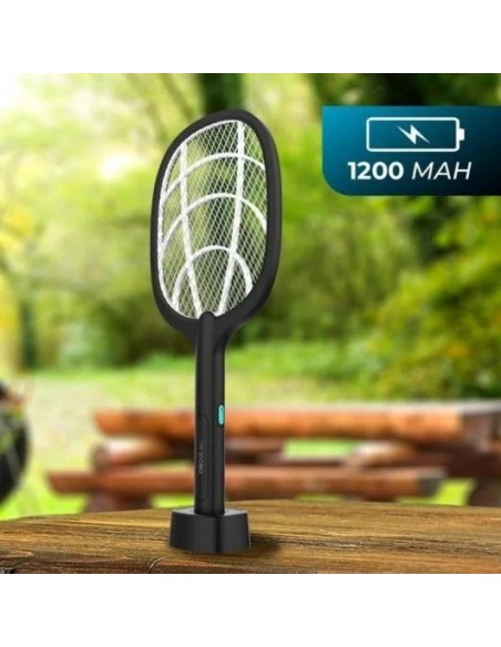 Cecotec ByeFly 1000 Paddle 2 en 1 Raqueta Mata Insectos 3000V Negra