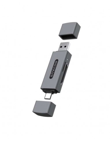 Sitecom Lector de tarjetas USB-A + USB-C