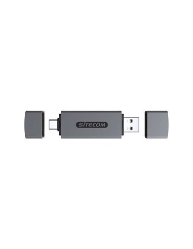 Sitecom Lector de tarjetas USB-A + USB-C