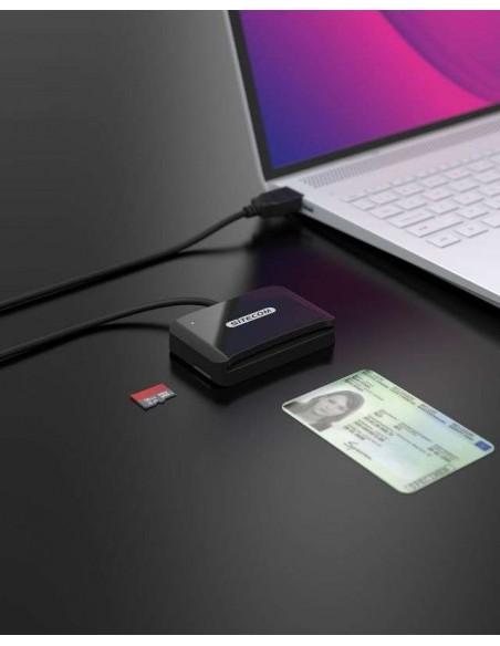 Sitecom MD-1001 Lector de DNI / MicroSD USB-A