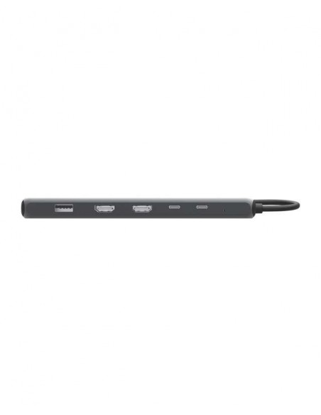 Sitecom Dock CN-7001 USB-C 10en1 - 2xHDMI 1xRJ45 4xUSB-A 1xUSB-C PD 100W 1xUSB-C 3.2