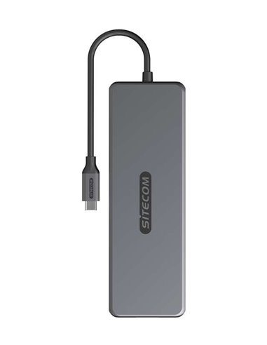 Sitecom Dock CN-7001 USB-C 10en1 - 2xHDMI 1xRJ45 4xUSB-A 1xUSB-C PD 100W 1xUSB-C 3.2