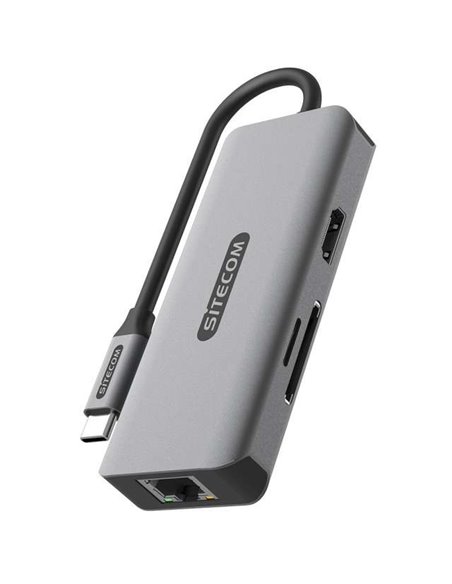 Sitecom Dock CN-5503 USB-C 6en1 - 1xHDMI 1xRJ45 2xUSB-A 1xSD/MicroSD