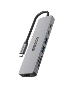 Sitecom Dock CN-5504 USB-C 7en1 - 1xHDMI 2xUSB-A 1xUSB-C PD 100W 1xUSB-C Gen1 1xSD/MicroSD