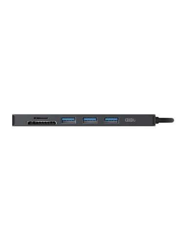 Sitecom Dock CN-5505 USB-C 7en1 - 1xHDMI 3xUSB-A 1xUSB-C PD 100W 1xSD/MicroSD