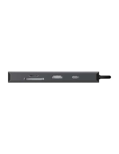 Sitecom Dock CN-5507 USB-C 8en1 - 1xHDMI 1xRJ45 2xUSB-A 1xUSB-C PD 100W 1xSD/MicroSD