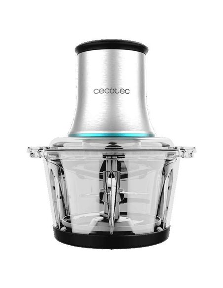 Cecotec ChopBeat 2000 Vindaloo Glass Picadora de carne y verduras eléctrica 500W