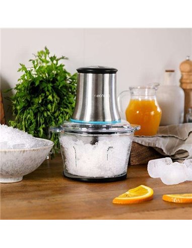 Cecotec ChopBeat 2000 Vindaloo Glass Picadora de carne y verduras eléctrica 500W