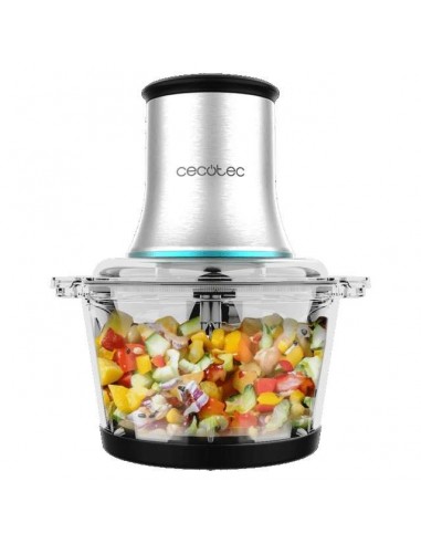Cecotec ChopBeat 2000 Vindaloo Glass Picadora de carne y verduras eléctrica 500W
