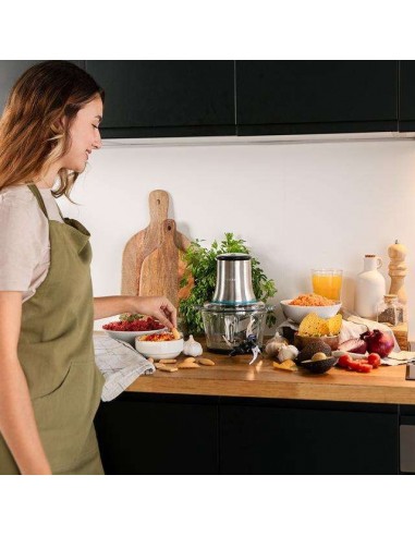 Cecotec ChopBeat 2000 Vindaloo Glass Picadora de carne y verduras eléctrica 500W