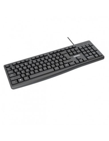 Nilox NXKBE000013 Teclado USB Negro