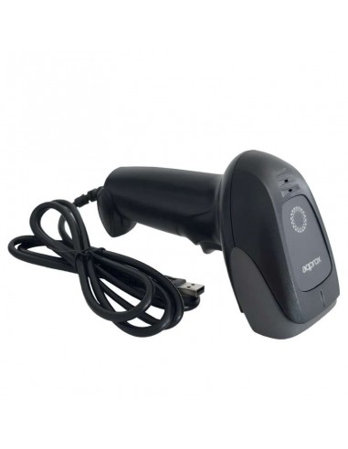 Approx appLS11AS Lector de Código de Barras 1D USB Incluye Soporte Negro