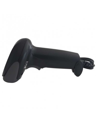 Approx appLS11AS Lector de Código de Barras 1D USB Incluye Soporte Negro