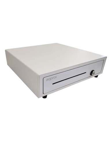 Approx appPOSPACK4180WH2D Pack Cajón + Impresora + Papel + Léctor 2D Blanco